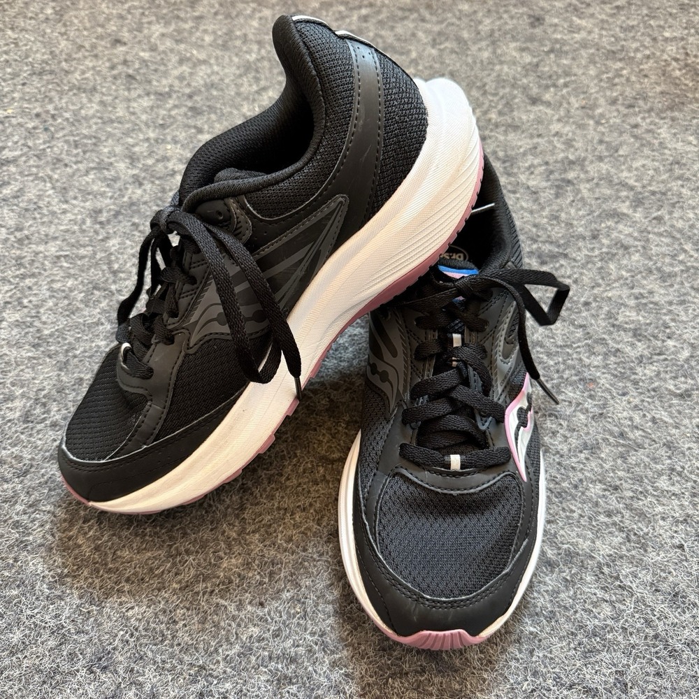 Saucony Cohesion 17 Road Running Shoes Vegan Black Orchid Women's Sz 8